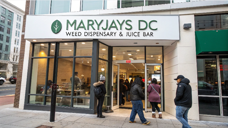 maryjays dc weed dispensary juice bar washington reviews